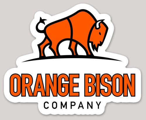 Orange Bison Company Sticker